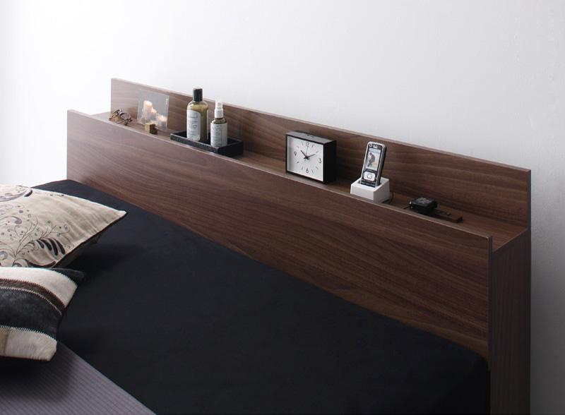 ヘッドボード - 1 | 棚・コンセント付き収納ベッド [General] ジェネラル