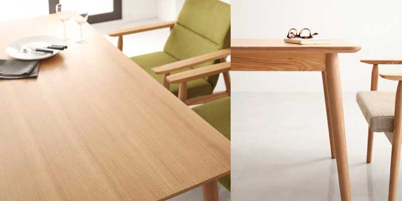 POINT03: DESIGN TABLE / 森の、息吹。感じる、テーブル。 - 1 | 天然木北欧スタイルソファダイニング [WOOD LAND] ウッドランド
